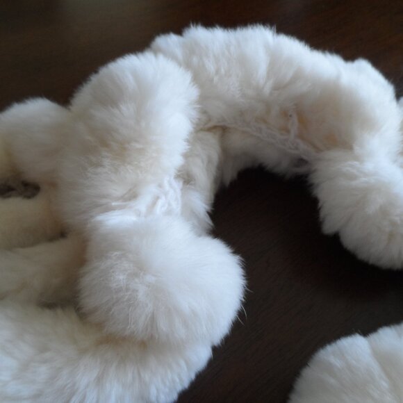Real rabbit Fur scarf - Picture 2 of 8
